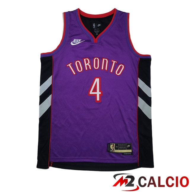 Maglie Toronto Raptors (BARNES #4) 2025/2026 Viola/Nero Maglie Toronto Raptors (BARNES #4) 2025/2026 Viola/Nero