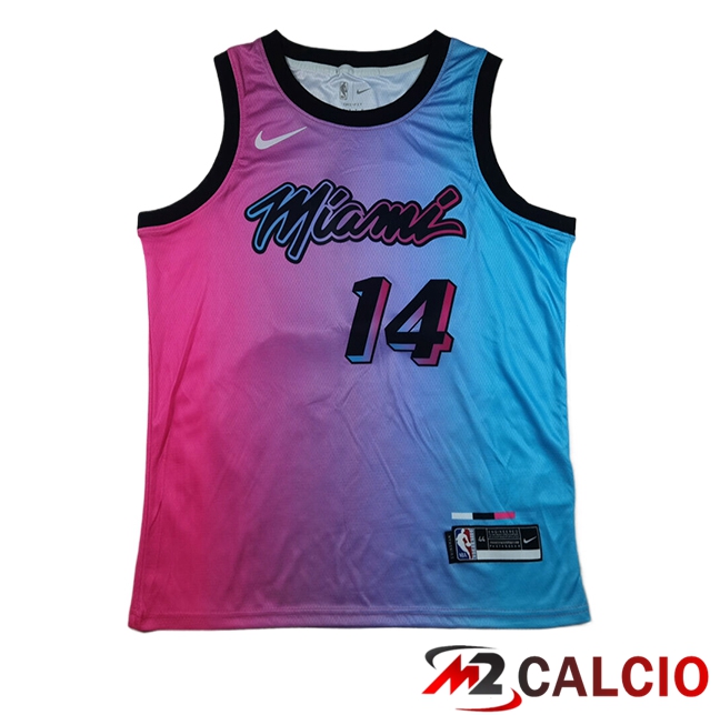Maglie Miami Heat (HEEEO #14) 2025/2026 Blu/Viola Maglie Miami Heat (HEEEO #14) 2025/2026 Blu/Viola
