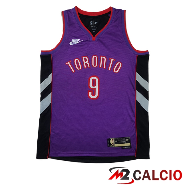 Maglie Toronto Raptors (BARRETT #9) 2025/2026 Viola/Nero Maglie Toronto Raptors (BARRETT #9) 2025/2026 Viola/Nero
