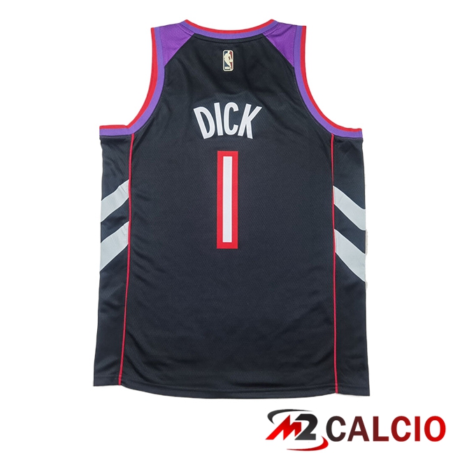 Maglie Toronto Raptors (DICK #1) 2025/2026 Viola/Nero Maglie Toronto Raptors (DICK #1) 2025/2026 Viola/Nero