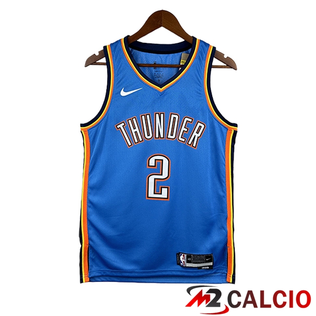 Maglie Oklahoma City Thunder (GIL GEOUS-ALEXANDER #2) 2025/2026 Blu Maglie Oklahoma City Thunder (GIL GEOUS-ALEXANDER #2) 2025/2026 Blu