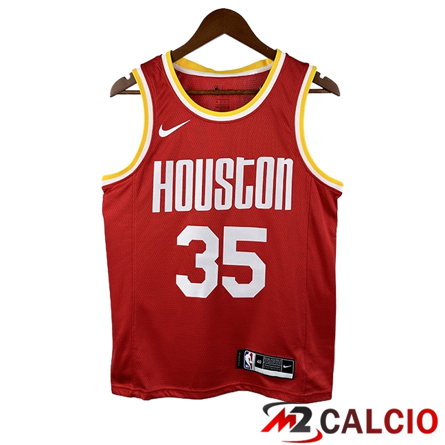 Maglie Houston Rockets (DURANT #35) 2025/2026 Rosso/Bianco Maglie Houston Rockets (DURANT #35) 2025/2026 Rosso/Bianco