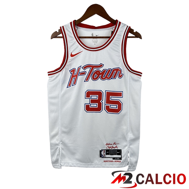 Maglie Houston Rockets (DURANT #35) 2025/2026 Bianco/Rosso Maglie Houston Rockets (DURANT #35) 2025/2026 Bianco/Rosso