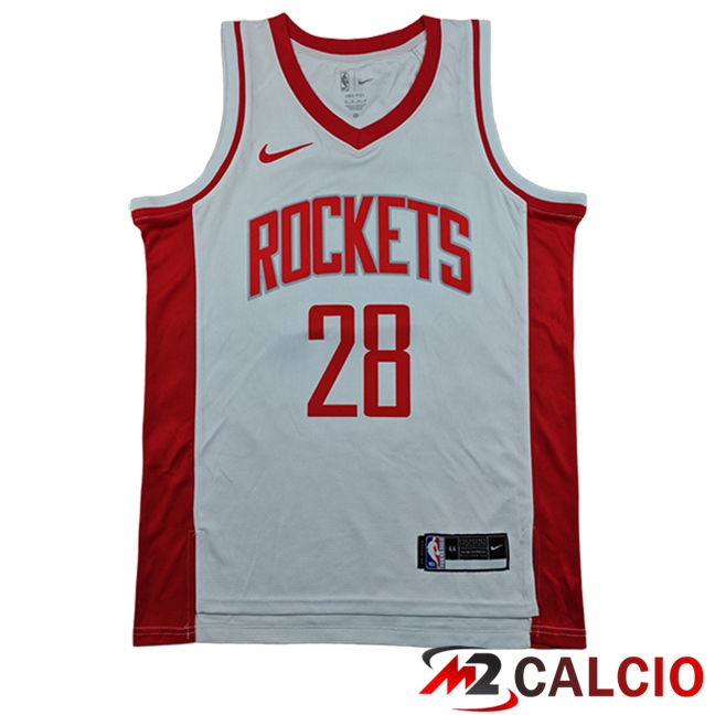 Maglie Houston Rockets (SENGUN #28) 2025/2026 Bianco/Rosso Maglie Houston Rockets (SENGUN #28) 2025/2026 Bianco/Rosso