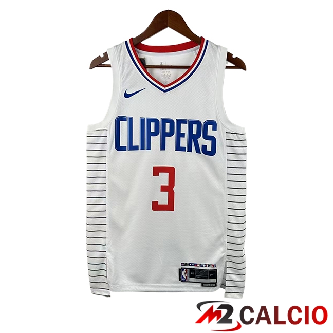 Maglie Los Angeles Clippers (PAUL #3) 2025/2026 Bianco Maglie Los Angeles Clippers (PAUL #3) 2025/2026 Bianco