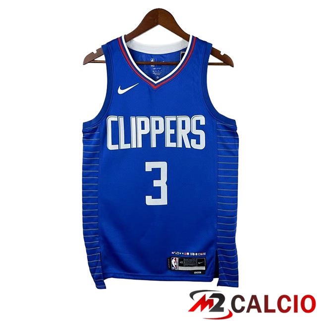 Maglie Los Angeles Clippers (PAUL #3) 2025/2026 Blu Maglie Los Angeles Clippers (PAUL #3) 2025/2026 Blu