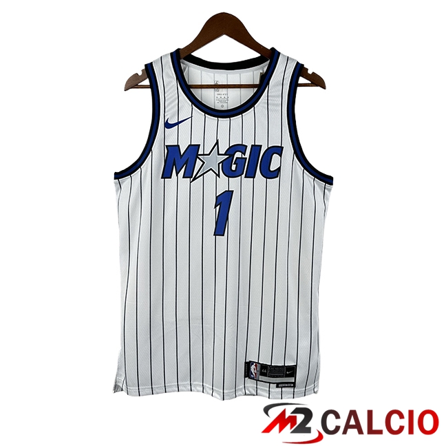 Maglie Orlando Magic (HARDAWAY #1) 2025/2026 Bianco/Blu/Nero Maglie Orlando Magic (HARDAWAY #1) 2025/2026 Bianco/Blu/Nero