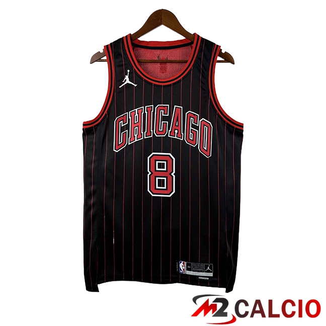 Maglie Chicago Bulls (LAVINE #8) 2025/2026 Nero/Rosso Maglie Chicago Bulls (LAVINE #8) 2025/2026 Nero/Rosso