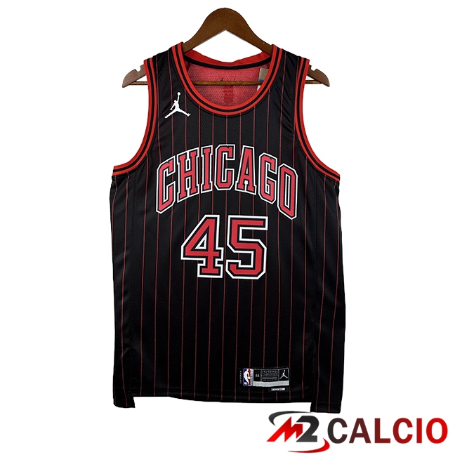 Maglie Chicago Bulls (JORDAN #45) 2025/2026 Nero/Rosso - MD.2 Maglie Chicago Bulls (JORDAN #45) 2025/2026 Nero/Rosso - MD.2