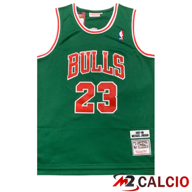 Maglie Chicago Bulls (JAMES #23) 2025/2026 Verde/Rosso Maglie Chicago Bulls (JAMES #23) 2025/2026 Verde/Rosso