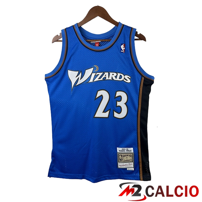 Maglie Washington Wizards (JORDAN #23) 2025/2026 Blu/Bianco/Nero Maglie Washington Wizards (JORDAN #23) 2025/2026 Blu/Bianco/Nero