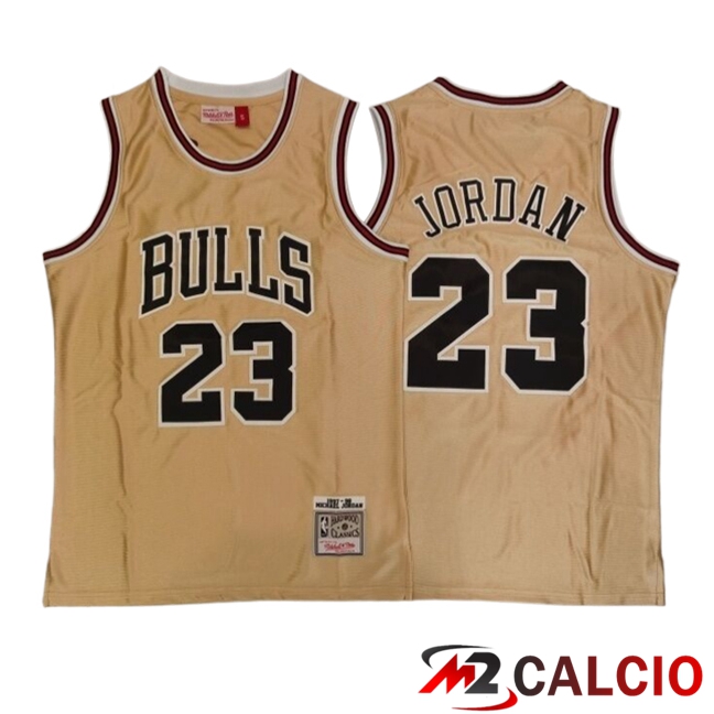Maglie Chicago Bulls (JORDAN #23) 2025/2026 Giallo/Nero Maglie Chicago Bulls (JORDAN #23) 2025/2026 Giallo/Nero