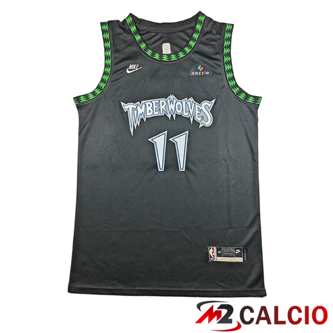 Maglie Minnesota Timberwolves (REID #11) 2025/2026 Nero/Verde Maglie Minnesota Timberwolves (REID #11) 2025/2026 Nero/Verde