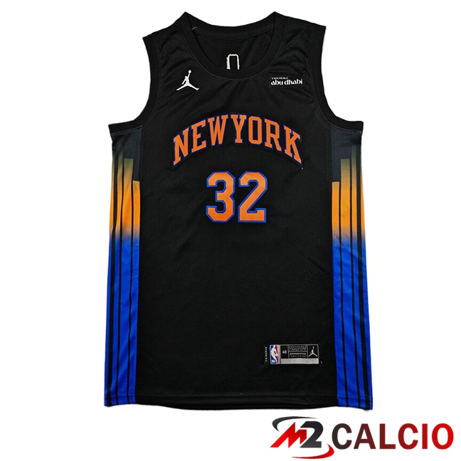 Maglie New York Knicks (TDWNS #32) 2025/2026 Nero/Blu/Arancia Maglie New York Knicks (TDWNS #32) 2025/2026 Nero/Blu/Arancia