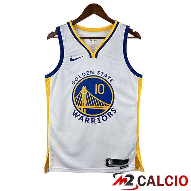 Maglie Golden State Warriors (BUTLER III #10) 2024/2025 Bianco/Blu/Giallo Maglie Golden State Warriors (BUTLER III #10) 2024/2025 Bianco/Blu/Giallo