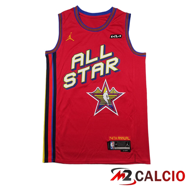 Maglie American All-Star (ANTETOKOUNMPO #34) 2024/2025 Rosso/Nero Maglie American All-Star (ANTETOKOUNMPO #34) 2024/2025 Rosso/Nero