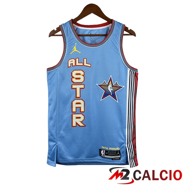Maglie American All-Star (BROWN #7) 2024/2025 Blu/Rosso Maglie American All-Star (BROWN #7) 2024/2025 Blu/Rosso