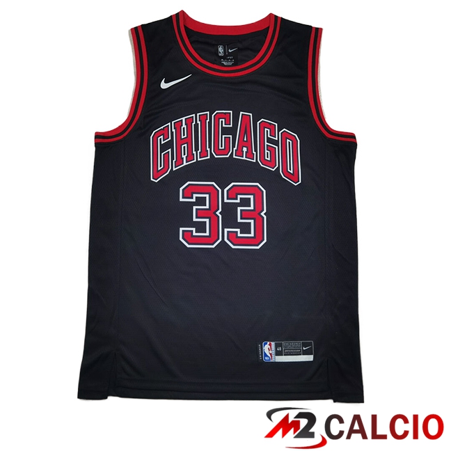 Maglie Chicago Bulls (PIPPEN #33) 2025/2026 Nero/Rosso Maglie Chicago Bulls (PIPPEN #33) 2025/2026 Nero/Rosso