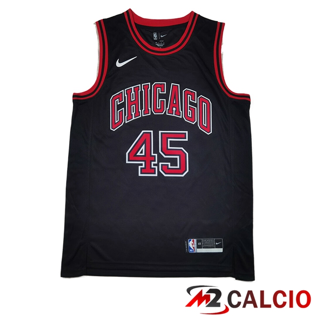 Maglie Chicago Bulls (JORDAN #45) 2025/2026 Nero/Rosso Maglie Chicago Bulls (JORDAN #45) 2025/2026 Nero/Rosso