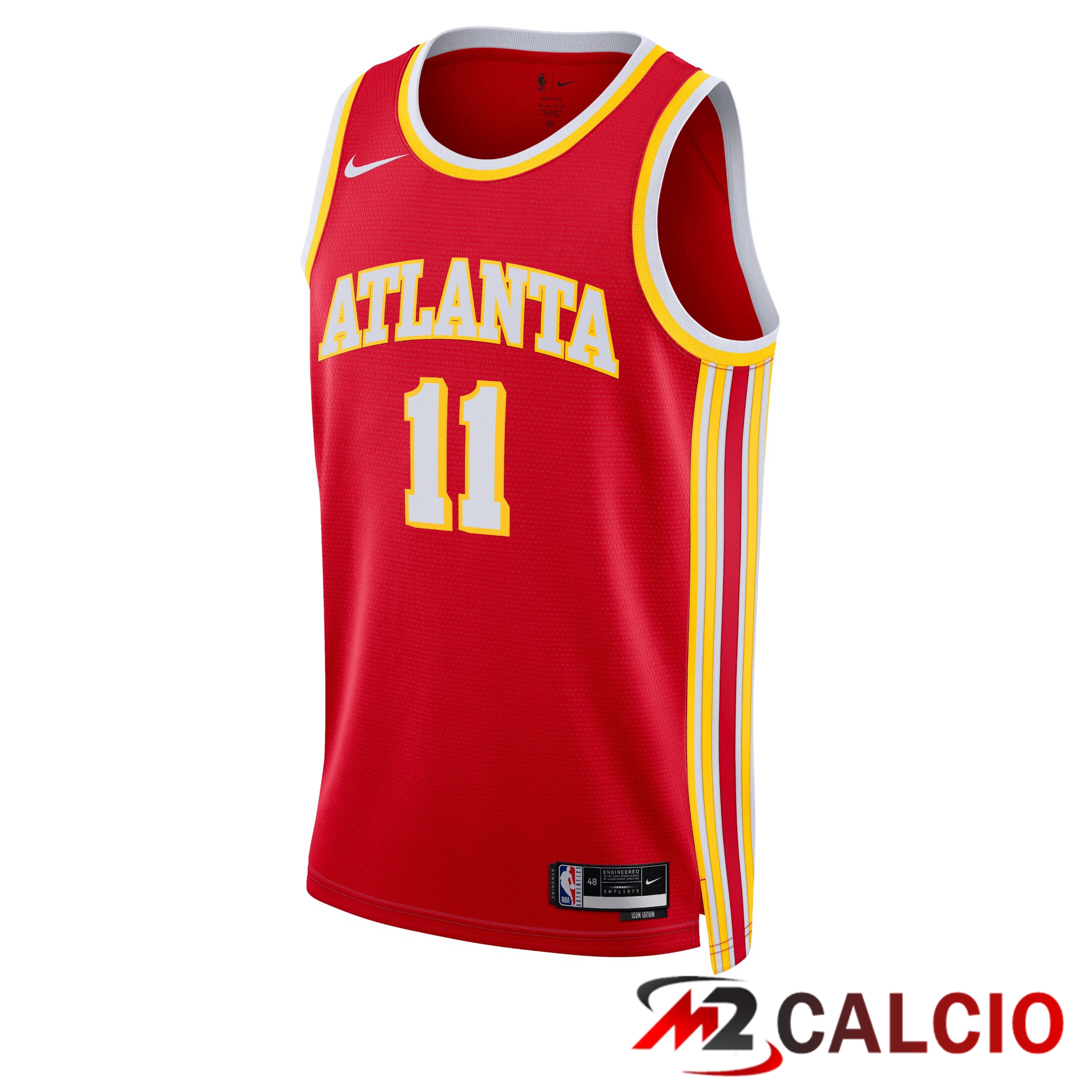 Maglie Atlanta Hawks Nike Icon Edition Swingman - Rossa - Trae Young - Unisex Maglie Atlanta Hawks Nike Icon Edition Swingman - Rossa - Trae Young - Unisex