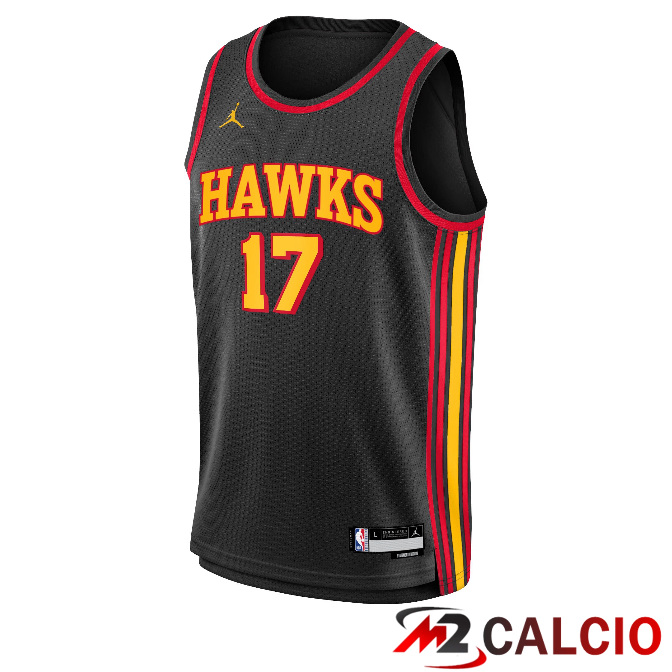 Maglie Atlanta Hawks Jordan Statement Edition Swingman 22 - Nero - Onyeka Okongwu - Ragazzi Maglie Atlanta Hawks Jordan Statement Edition Swingman 22 - Nero - Onyeka Okongwu - Ragazzi