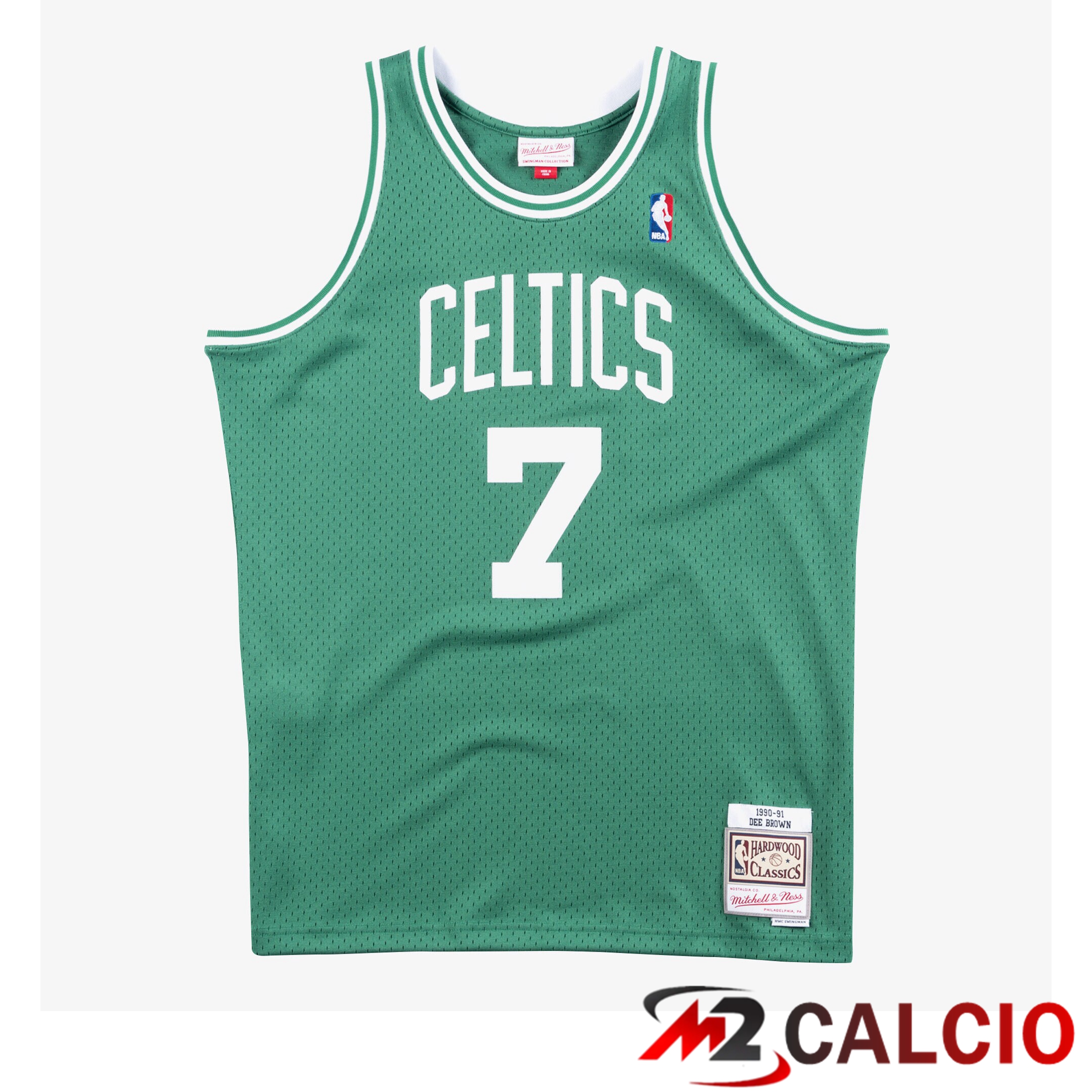 Maglie Swingman Boston Celtics Mitchell & Ness In Trasferta Dee Brown 1990-91 Maglie Swingman Boston Celtics Mitchell & Ness In Trasferta Dee Brown 1990-91