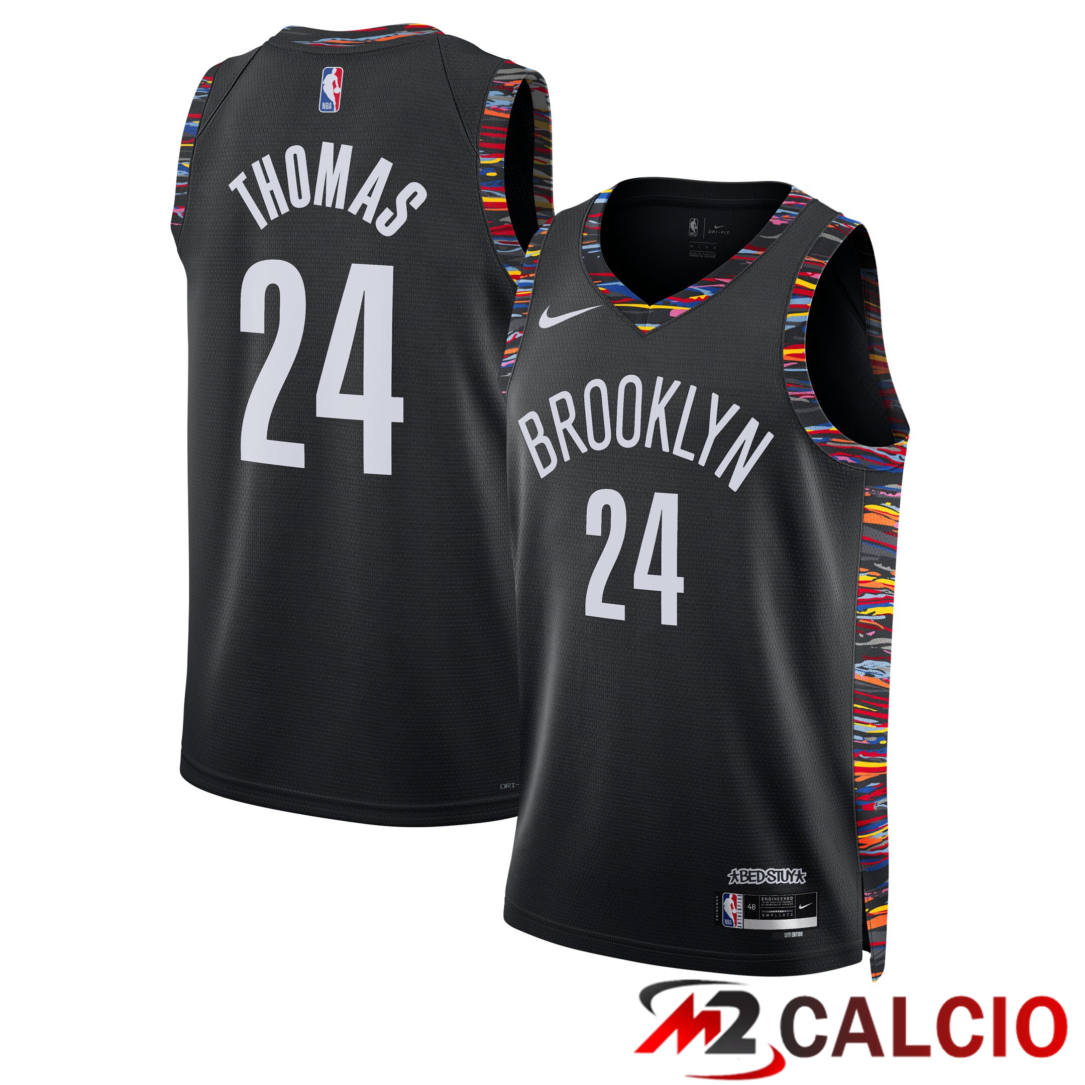 Maglie Brooklyn Nets Nike 2025/26 City Edition Swingman - Nera - Cam Thomas - Unisex Maglie Brooklyn Nets Nike 2025/26 City Edition Swingman - Nera - Cam Thomas - Unisex