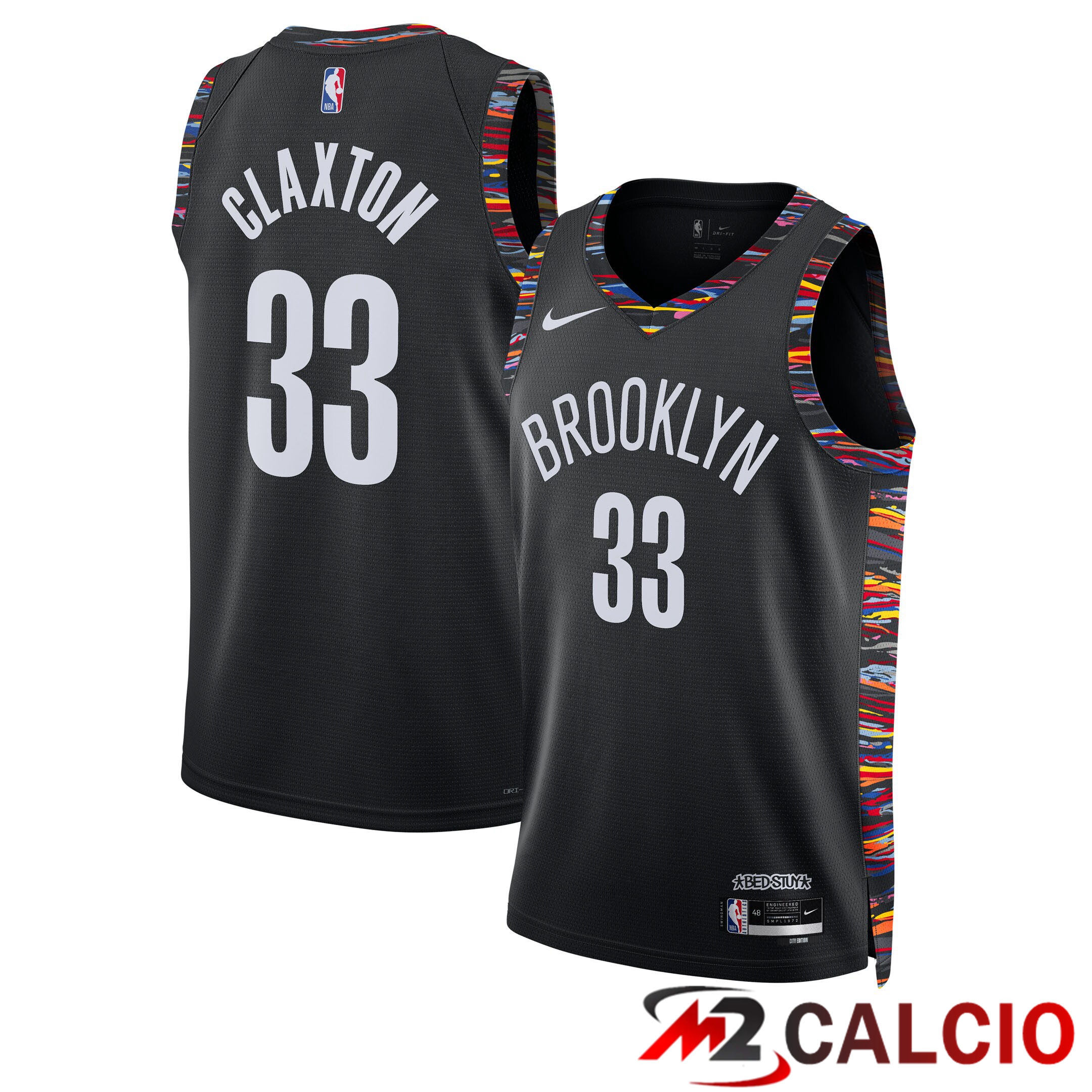 Maglie Brooklyn Nets Nike City Edition Swingman 2025/26 - Nera - Nic Claxton - Unisex Maglie Brooklyn Nets Nike City Edition Swingman 2025/26 - Nera - Nic Claxton - Unisex