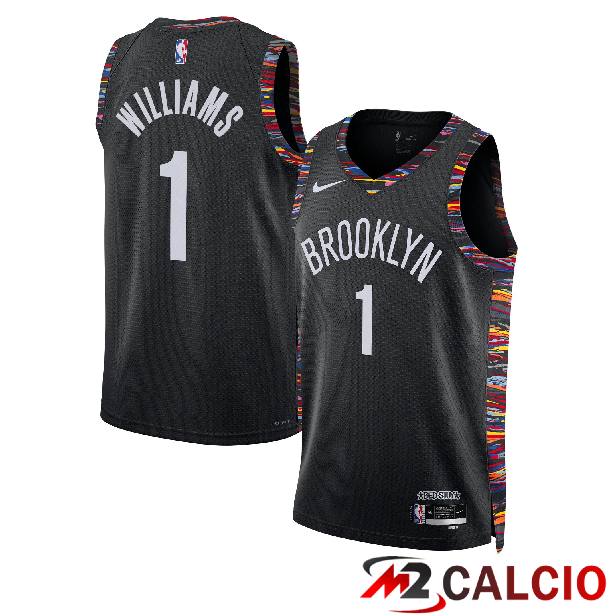 Maglie Brooklyn Nets Nike City Edition Swingman 2025/26 - Nera - Ziaire Williams - Unisex Maglie Brooklyn Nets Nike City Edition Swingman 2025/26 - Nera - Ziaire Williams - Unisex