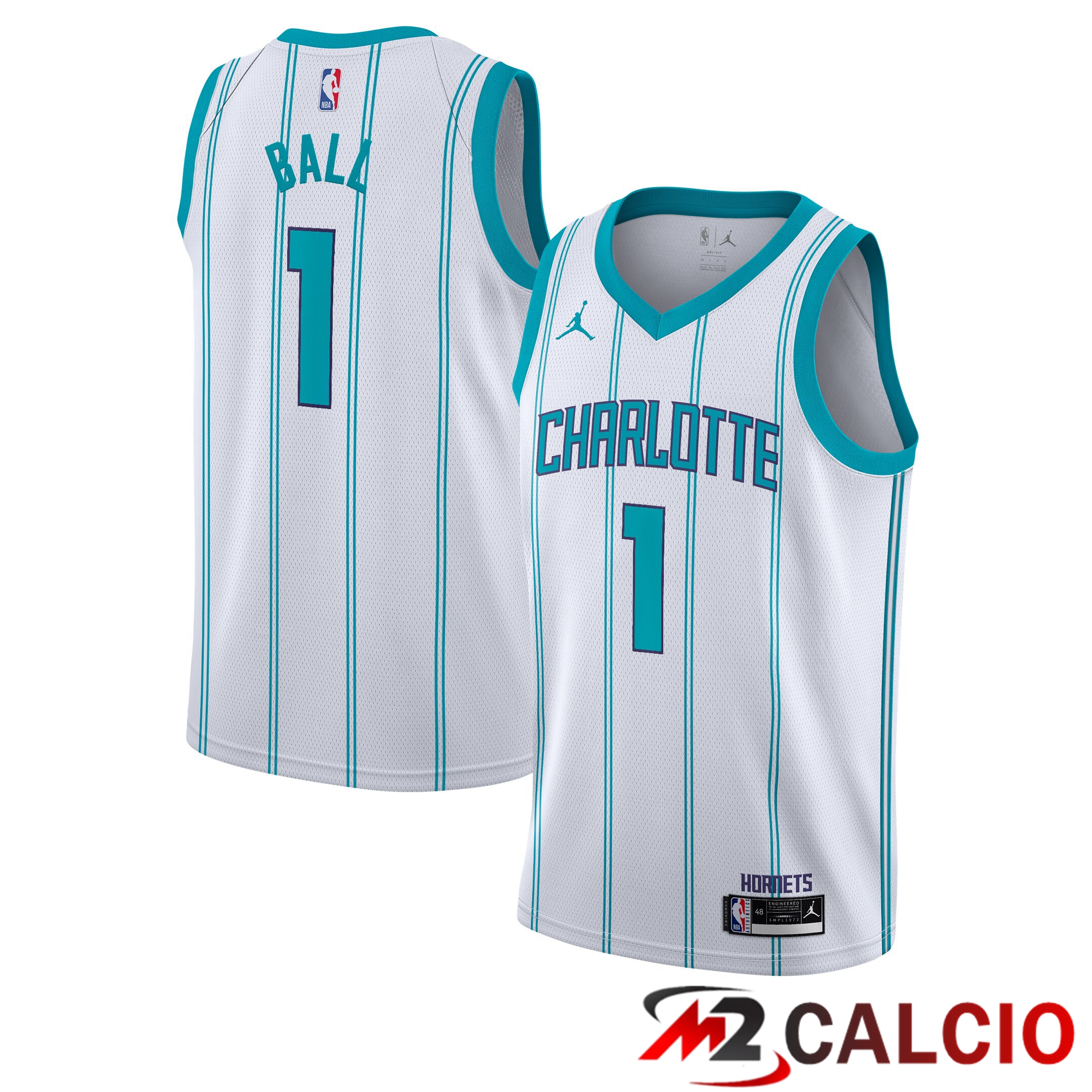Maglie Charlotte Hornets Jordan Brand Association Edition Swingman - Bianca - Lamelo Ball - Gioventu Maglie Charlotte Hornets Jordan Brand Association Edition Swingman - Bianca - Lamelo Ball - Gioventu