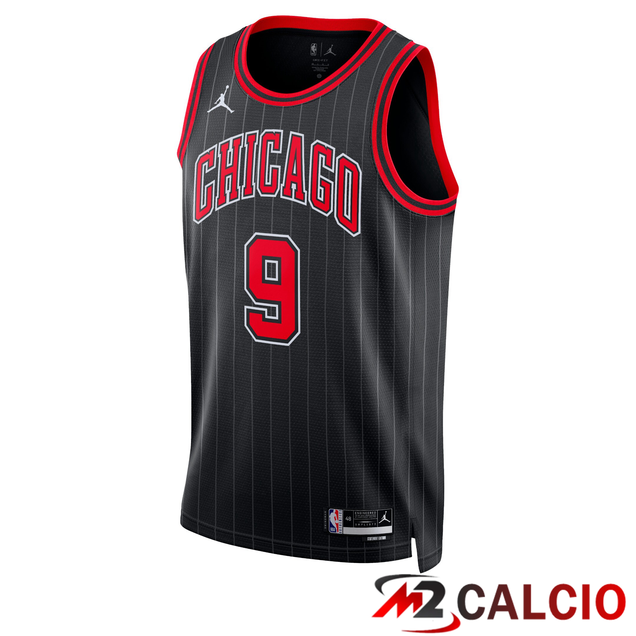Maglie Chicago Bulls Jordan Statement Edition Swingman - Nera - Nikola Vučević - Unisex Maglie Chicago Bulls Jordan Statement Edition Swingman - Nera - Nikola Vučević - Unisex