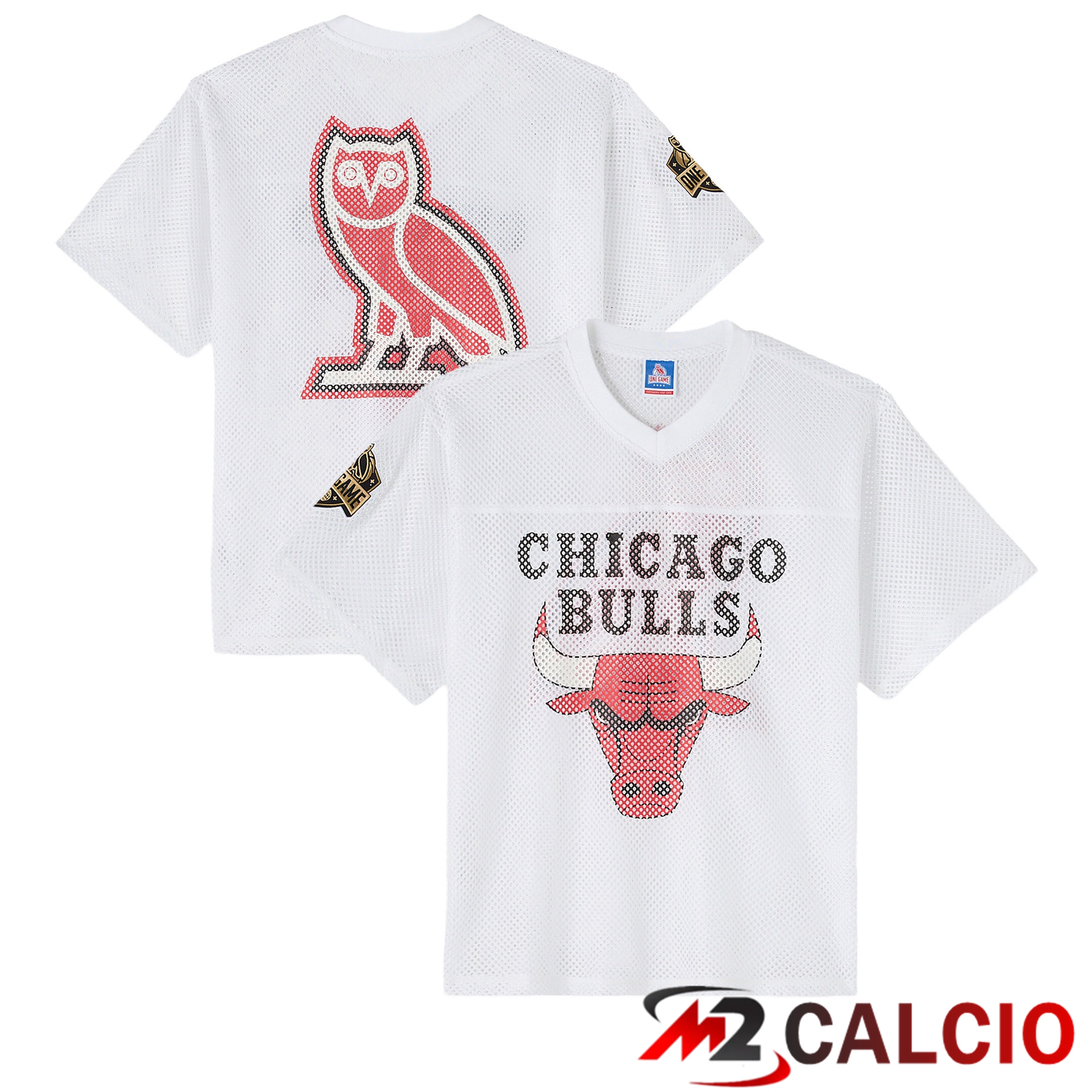 Maglie Da Football In Mesh Chicago Bulls X Ovo - Uomo Maglie Da Football In Mesh Chicago Bulls X Ovo - Uomo