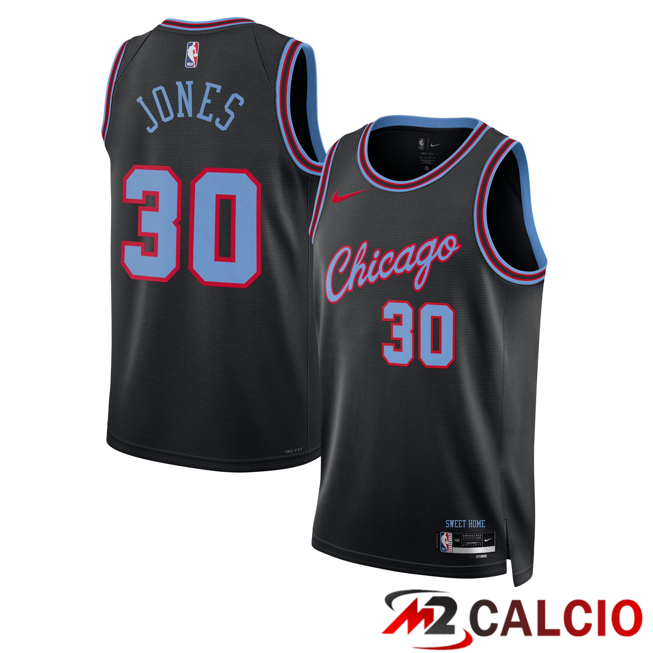 Maglie Chicago Bulls Nike 2025/26 City Edition Swingman - Nera - Tre Jones - Unisex Maglie Chicago Bulls Nike 2025/26 City Edition Swingman - Nera - Tre Jones - Unisex