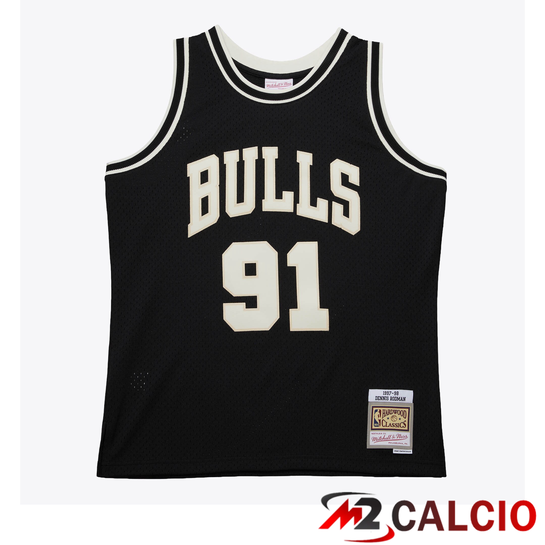 Maglie Mitchell & Ness Dei Chicago Bulls Maglie Swingman Off Court Dennis Rodman 1997 Maglie Mitchell & Ness Dei Chicago Bulls Maglie Swingman Off Court Dennis Rodman 1997