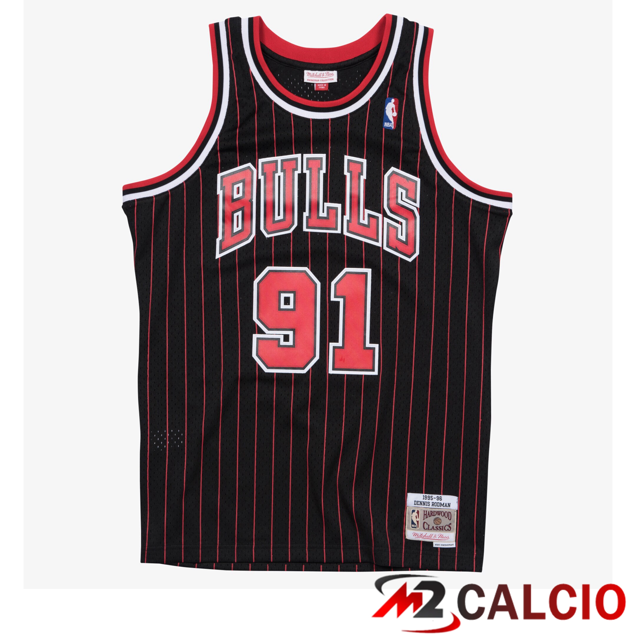 Maglie Swingman Mitchell & Ness Dei Chicago Bulls, Alternativa Dennis Rodman 1995-96 Maglie Swingman Mitchell & Ness Dei Chicago Bulls, Alternativa Dennis Rodman 1995-96