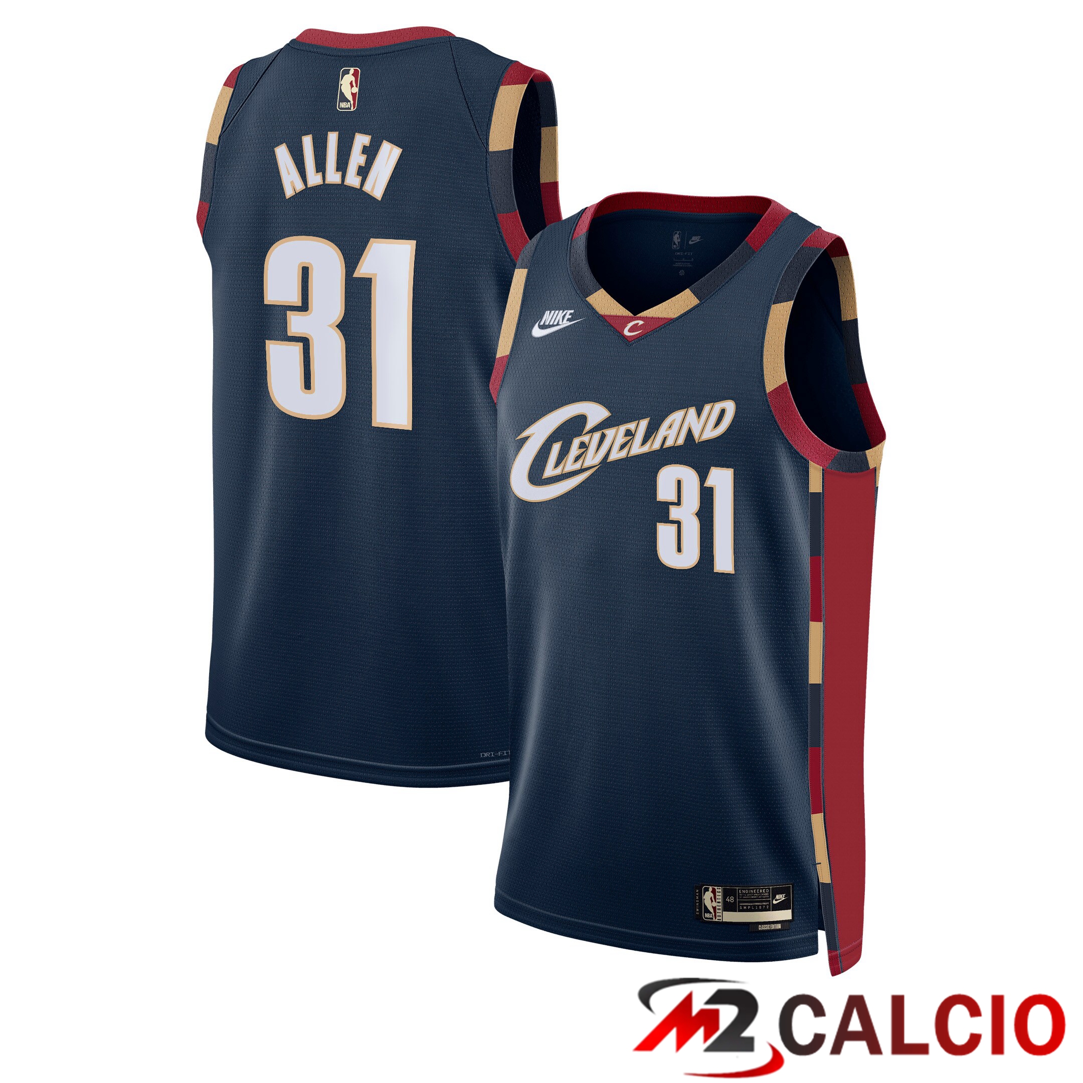 Maglie Cleveland Cavaliers Nike Classic Edition - Blu Navy - Jarrett Allen - Unisex Maglie Cleveland Cavaliers Nike Classic Edition - Blu Navy - Jarrett Allen - Unisex