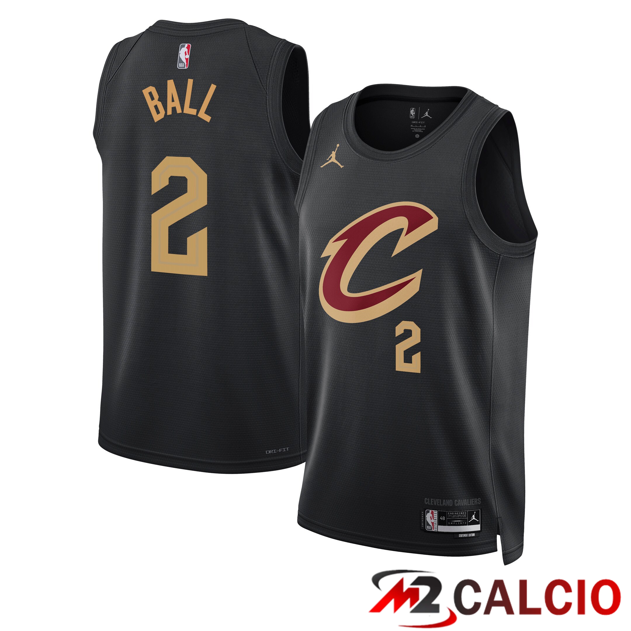 Maglie Cleveland Cavaliers Jordan Brand Statement Edition Swingman - Nera - Lonza Ball - Unisex Maglie Cleveland Cavaliers Jordan Brand Statement Edition Swingman - Nera - Lonza Ball - Unisex