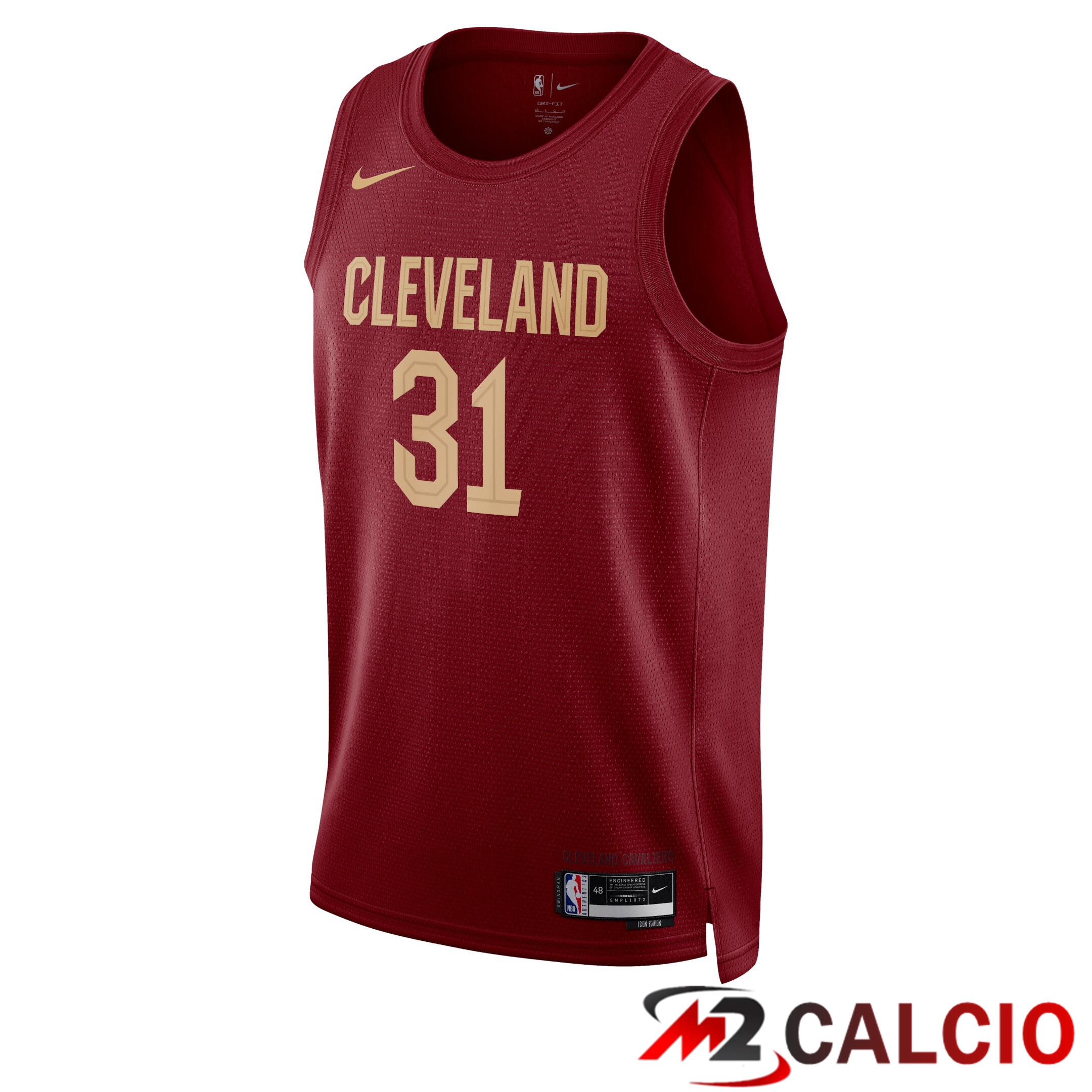 Maglie Cleveland Cavaliers Nike Icon Edition Swingman - Marronee - Jarrett Allen - Unisex Maglie Cleveland Cavaliers Nike Icon Edition Swingman - Marronee - Jarrett Allen - Unisex