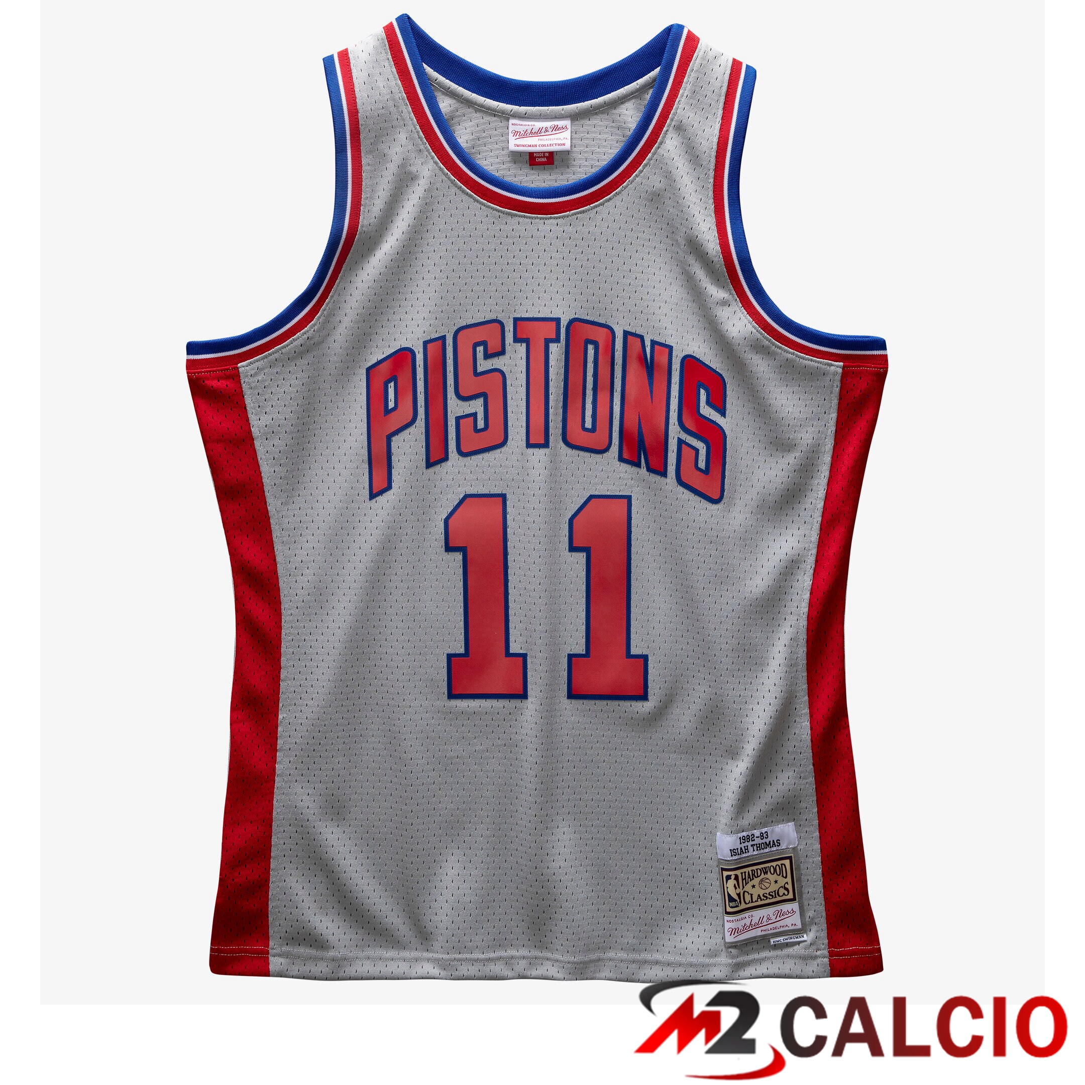 Maglie Swingman Mitchell & Ness Dei Detroit Pistons, Isiah Thomas, 1982 Maglie Swingman Mitchell & Ness Dei Detroit Pistons, Isiah Thomas, 1982
