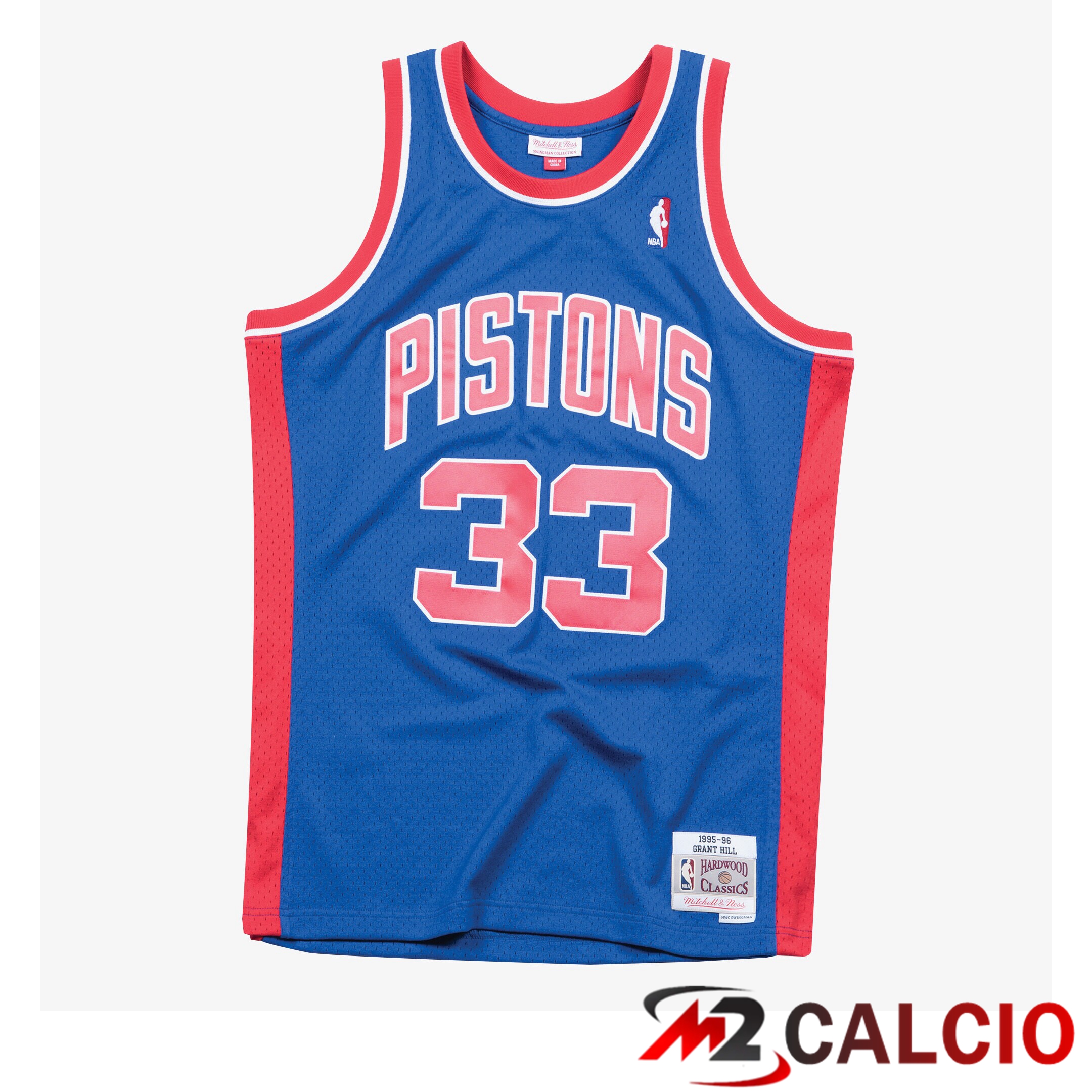 Maglie Swingman Mitchell & Ness Dei Detroit Pistons, Road Grant Hill 1995-96 Maglie Swingman Mitchell & Ness Dei Detroit Pistons, Road Grant Hill 1995-96