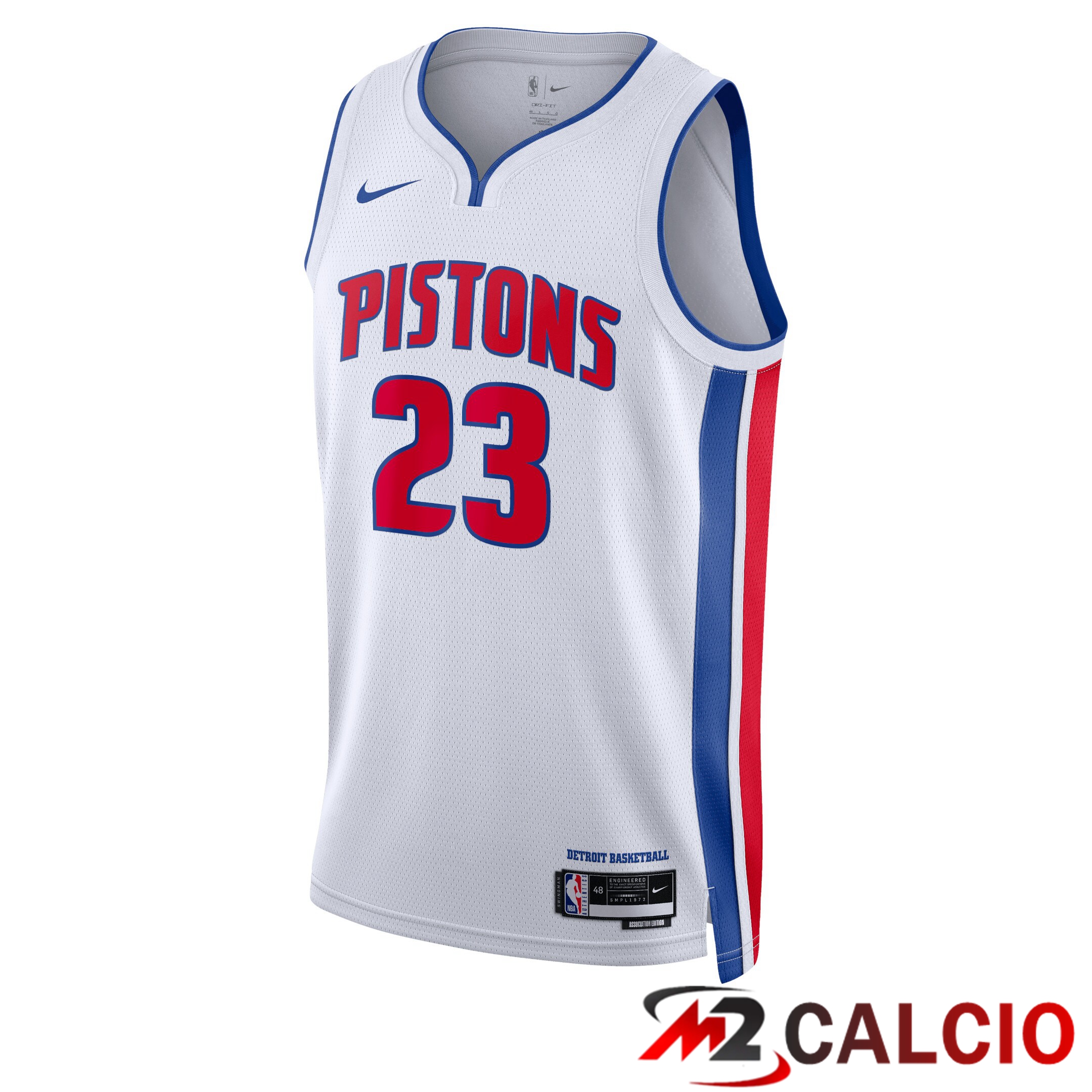 Maglie Detroit Pistons Nike Association Edition Swingman - Bianca - Jaden Ivey - Unisex Maglie Detroit Pistons Nike Association Edition Swingman - Bianca - Jaden Ivey - Unisex