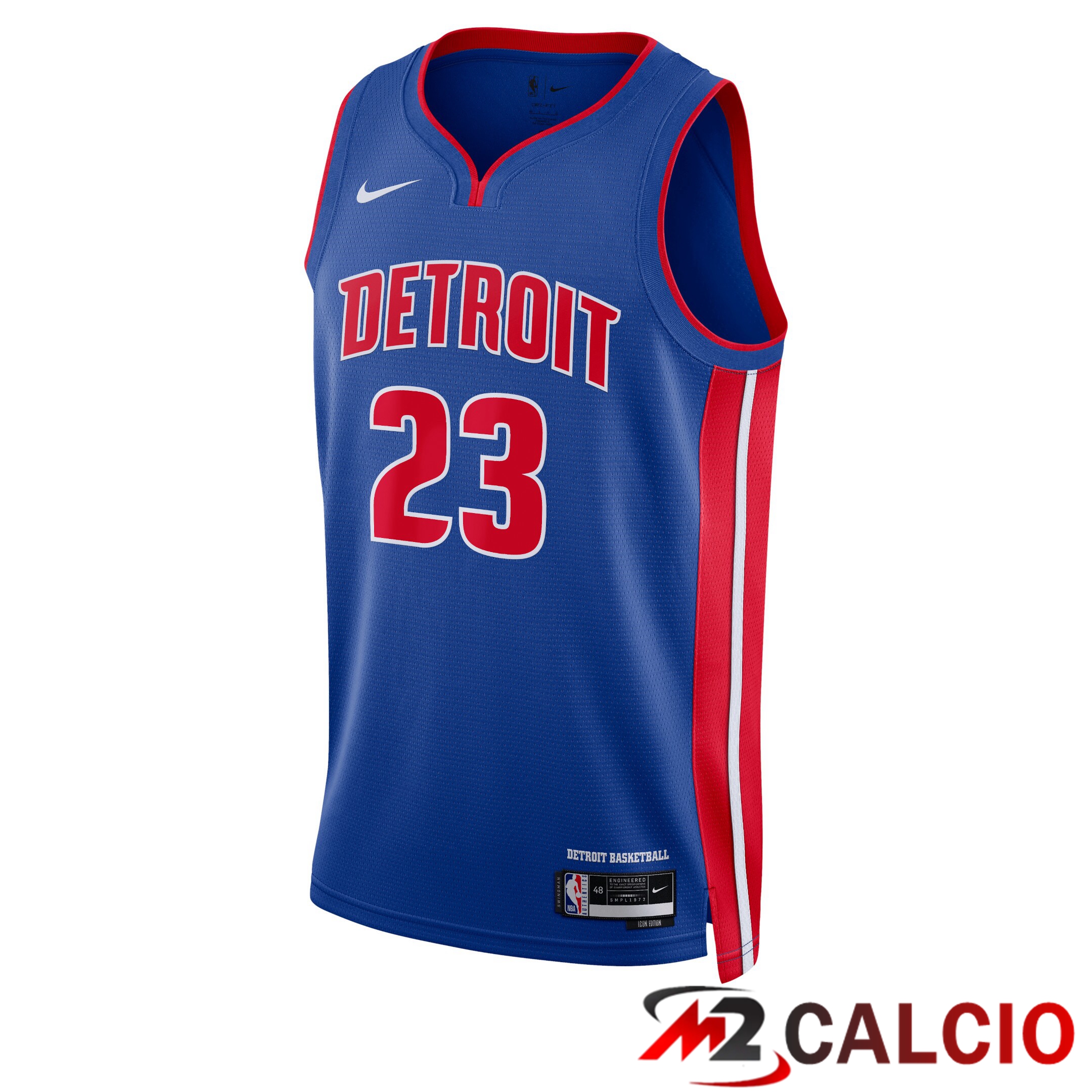 Maglie Detroit Pistons Nike Icon Edition Swingman - Blu - Jaden Ivey - Unisex Maglie Detroit Pistons Nike Icon Edition Swingman - Blu - Jaden Ivey - Unisex
