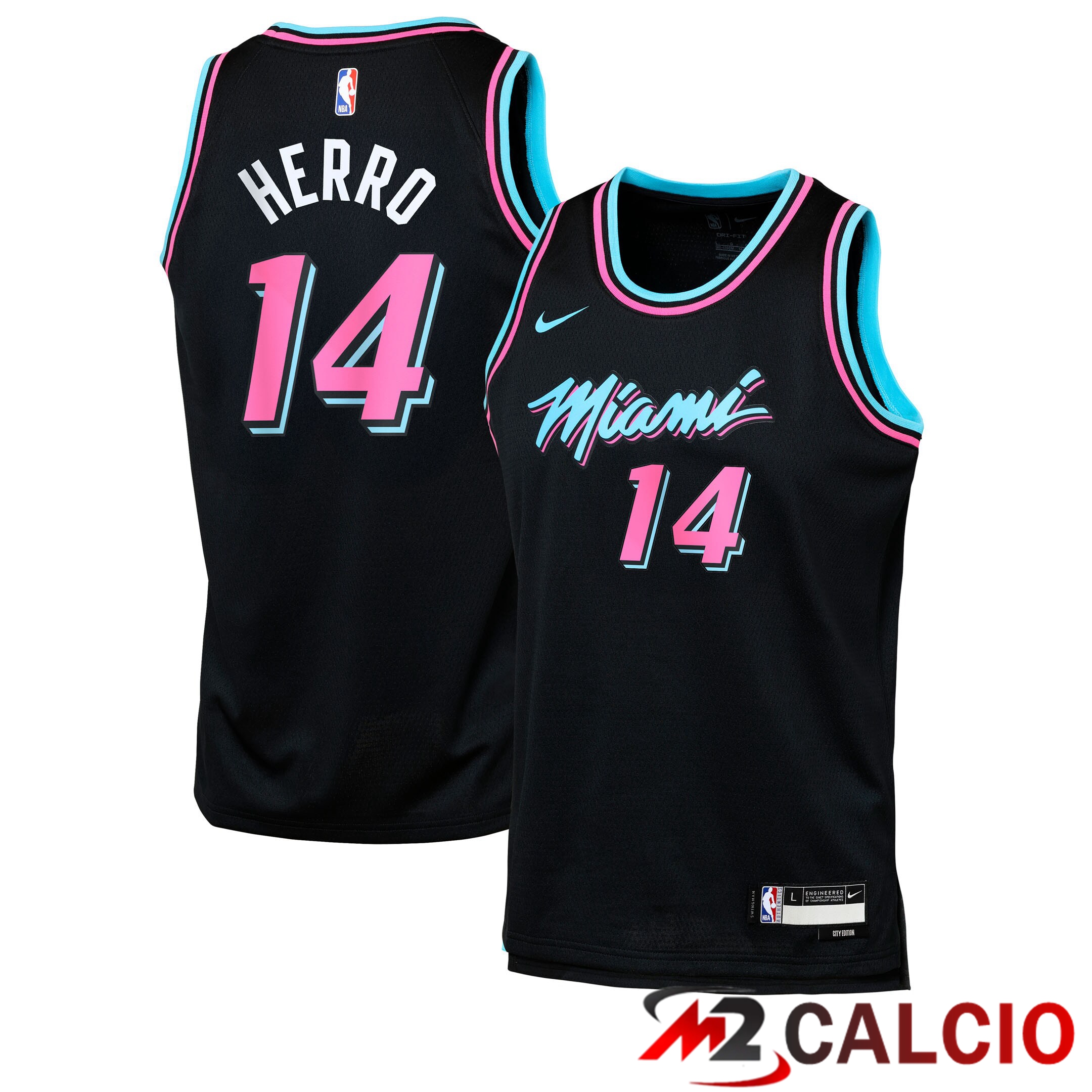 Maglie Miami Heat Nike 2025/26 City Edition Swingman - Nera - Tyler Herro - Ragazzi Maglie Miami Heat Nike 2025/26 City Edition Swingman - Nera - Tyler Herro - Ragazzi