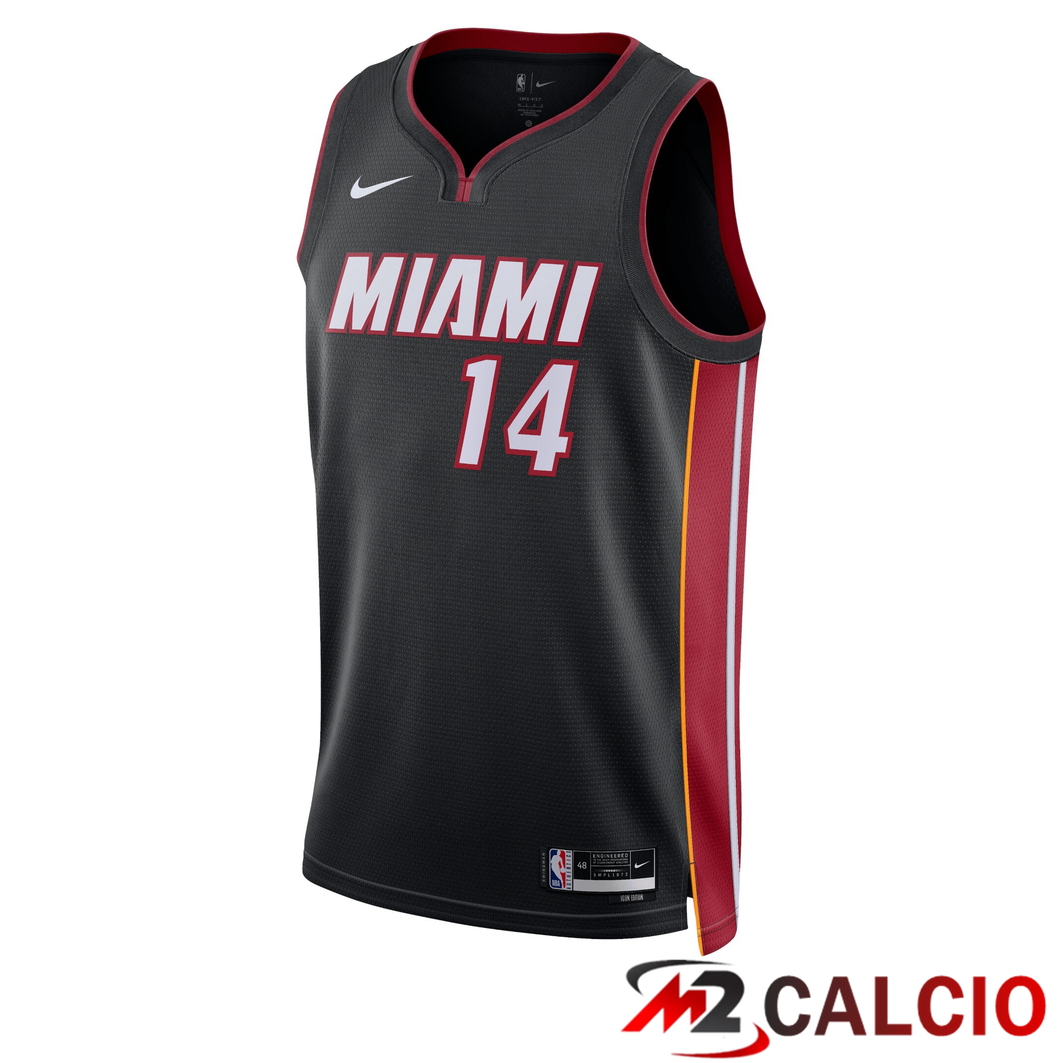 Maglie Miami Heat Nike Icon Edition Swingman - Nera - Tyler Herro - Unisex Maglie Miami Heat Nike Icon Edition Swingman - Nera - Tyler Herro - Unisex