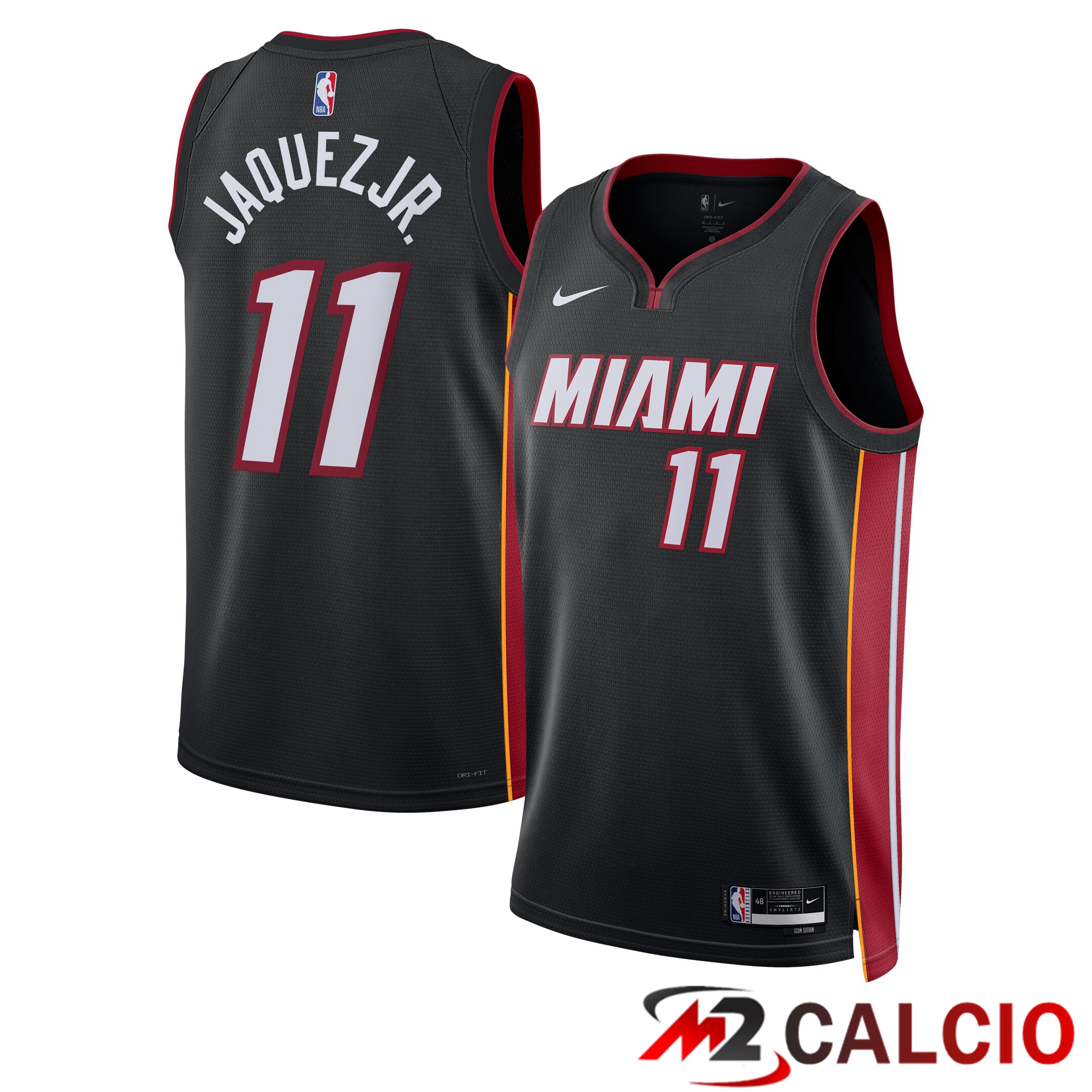 Maglie Miami Heat Nike Icon Edition Swingman - Nera - Jaime Jaquez Jr. - Unisex Maglie Miami Heat Nike Icon Edition Swingman - Nera - Jaime Jaquez Jr. - Unisex