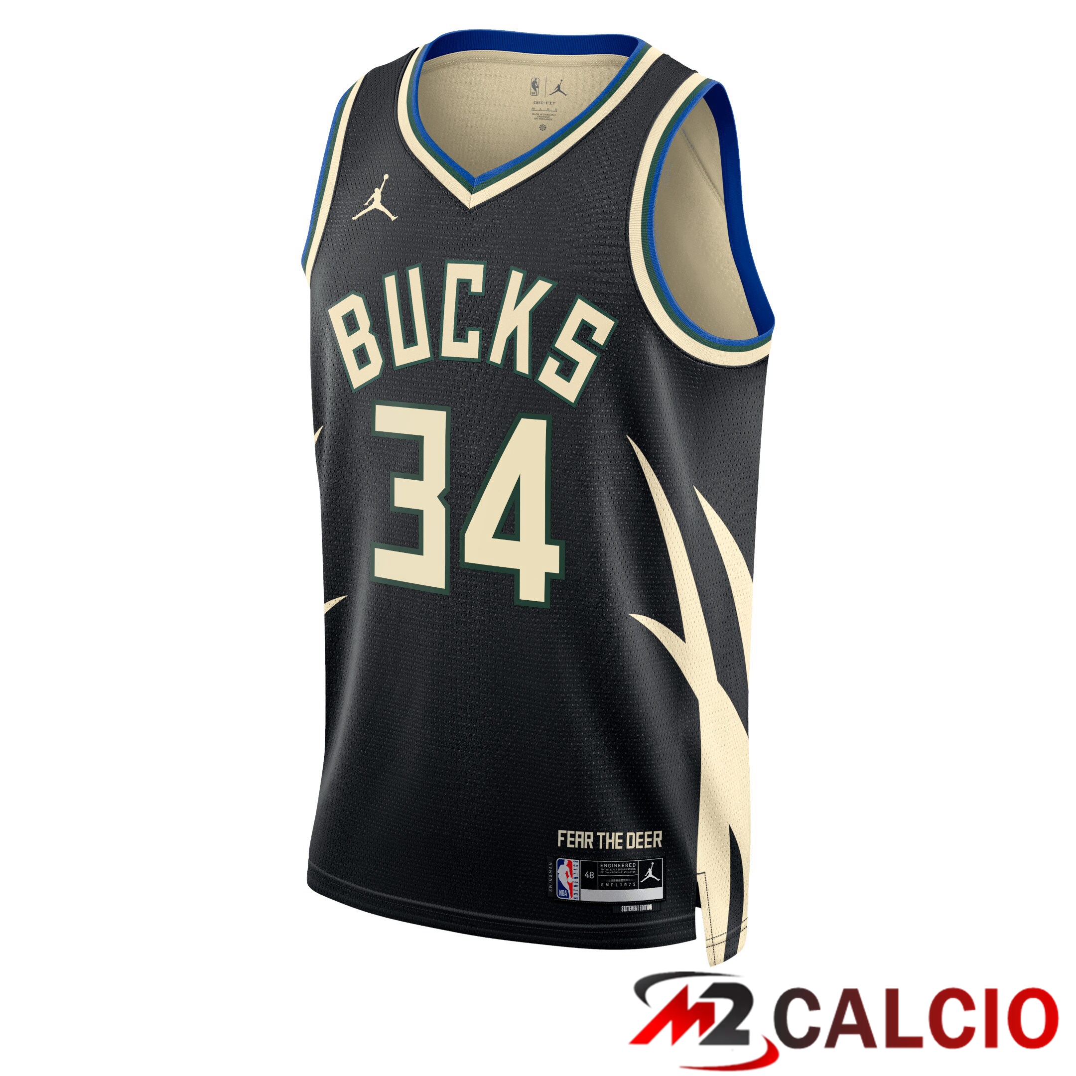 Maglie Milwaukee Bucks Jordan Statement Edition Swingman - Nera - Giannis Antetokounmpo - Unisex Maglie Milwaukee Bucks Jordan Statement Edition Swingman - Nera - Giannis Antetokounmpo - Unisex