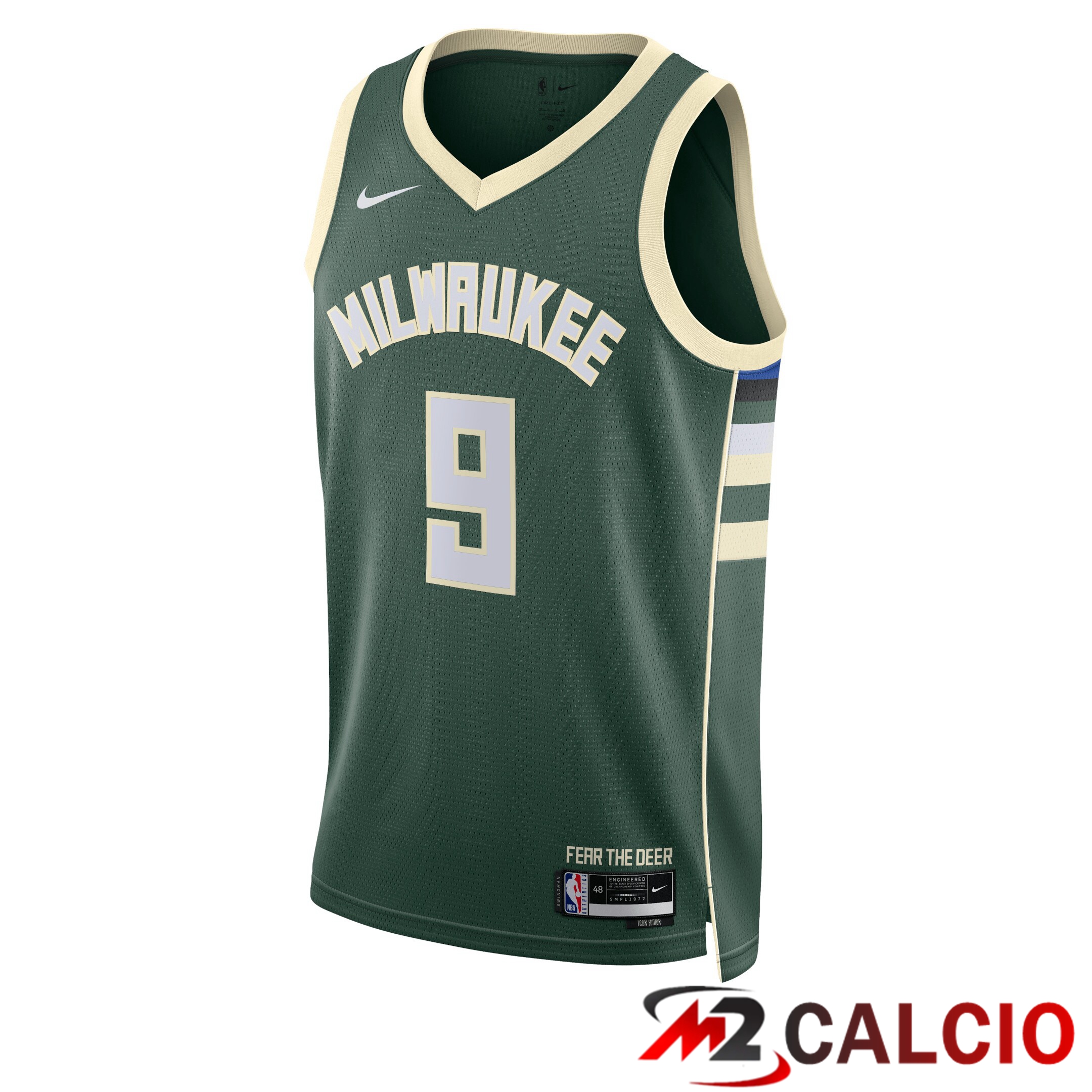 Maglie Milwaukee Bucks Nike Icon Edition Swingman - Verde Hunter - Bobby Portis Jr - Unisex Maglie Milwaukee Bucks Nike Icon Edition Swingman - Verde Hunter - Bobby Portis Jr - Unisex