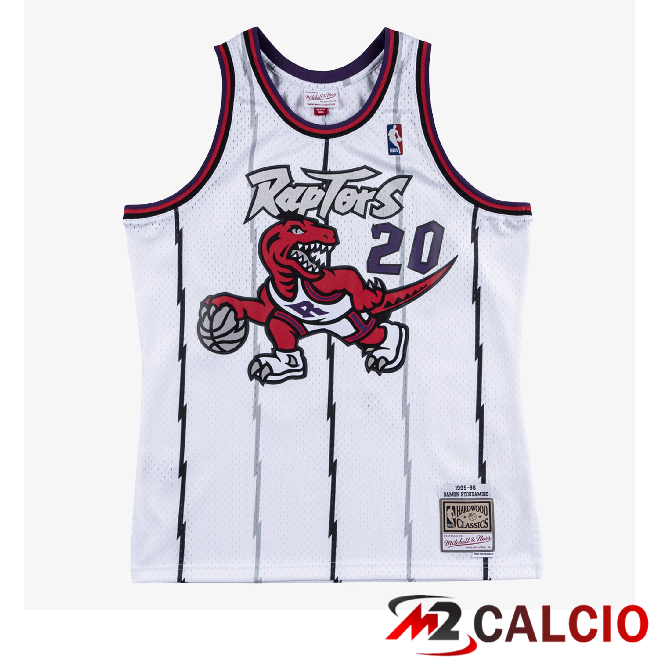 Maglie Swingman Dei Toronto Raptors Mitchell & Ness, Damon Stoudamire, 1995-96 Maglie Swingman Dei Toronto Raptors Mitchell & Ness, Damon Stoudamire, 1995-96