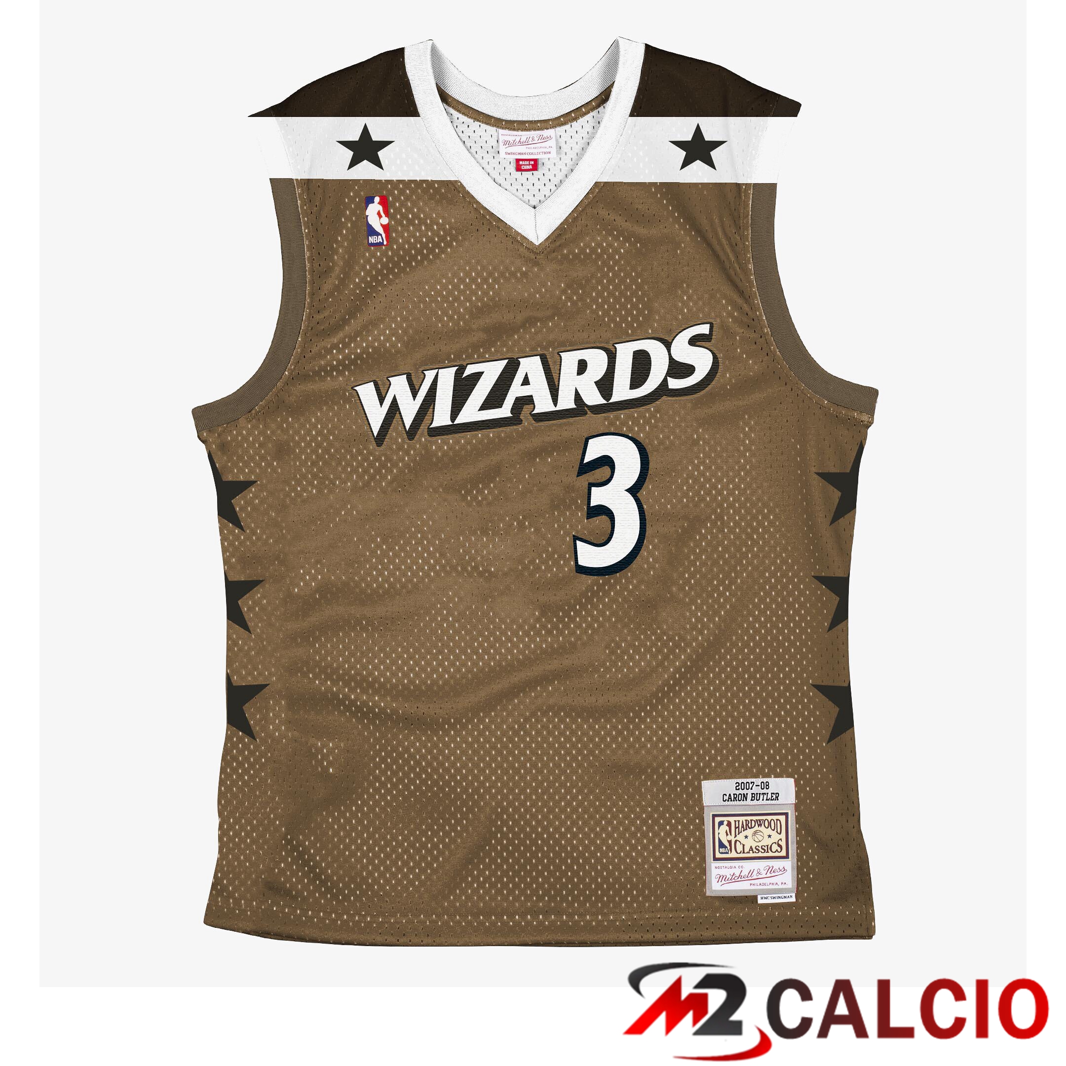 Maglie Swingman Washington Wizards Mitchell & Ness Caron Butler 2007-08 Maglie Swingman Washington Wizards Mitchell & Ness Caron Butler 2007-08