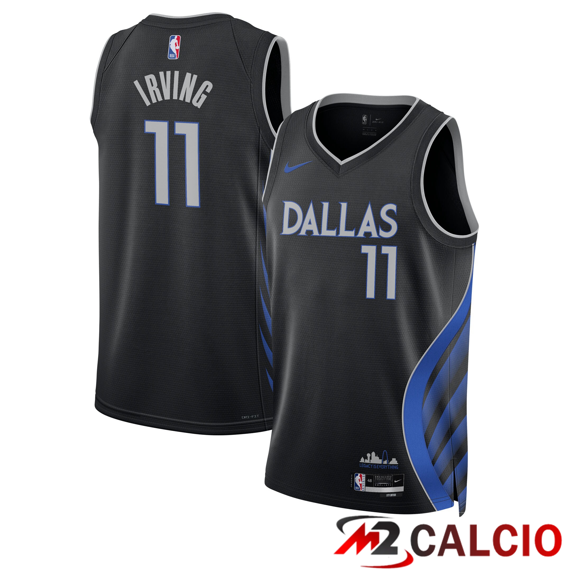 Maglie Dallas Mavericks Nike 2025/26 City Edition Swingman - Nera - Kyrie Irving - Unisex Maglie Dallas Mavericks Nike 2025/26 City Edition Swingman - Nera - Kyrie Irving - Unisex